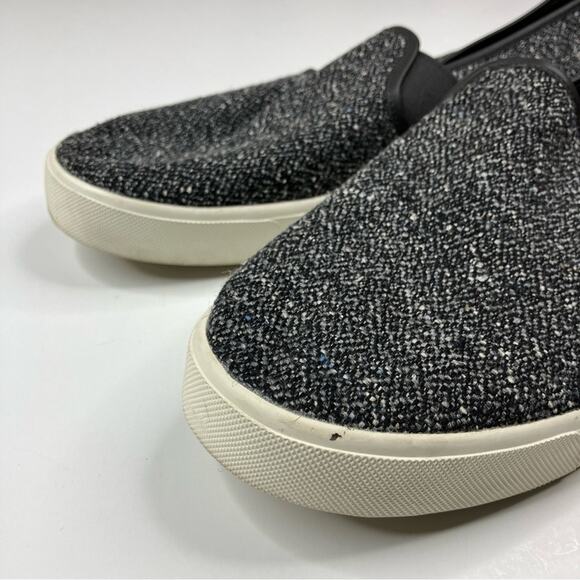 Vince | Blair Tweed Gray Marled Casual Slip-On Sneaker Women’s 10 - Picture 3 of 8